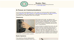 Desktop Screenshot of isatec.ca